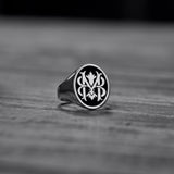 CUSTOM MONOGRAM SIGNET RING - Dirty Paradise