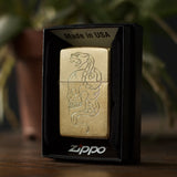 DEATH OR GLORY ZIPPO (BRASS) - Dirty Paradise