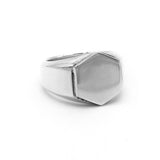 HEXAGONAL SIGNET RING - Dirty Paradise