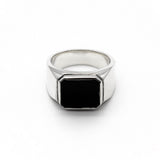 OCTOGONAL ONYX RING - Dirty Paradise