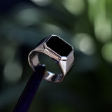 OCTOGONAL ONYX RING - Dirty Paradise