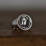 PET PORTRAIT CUSTOM SIGNET RING - Dirty Paradise