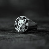 PET PORTRAIT CUSTOM SIGNET RING - Dirty Paradise