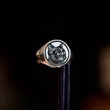 PET PORTRAIT CUSTOM SIGNET RING - Dirty Paradise