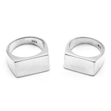 RECTANGULAR SIGNET RING - Dirty Paradise