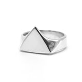 TRIANGULAR SIGNET RING - Dirty Paradise