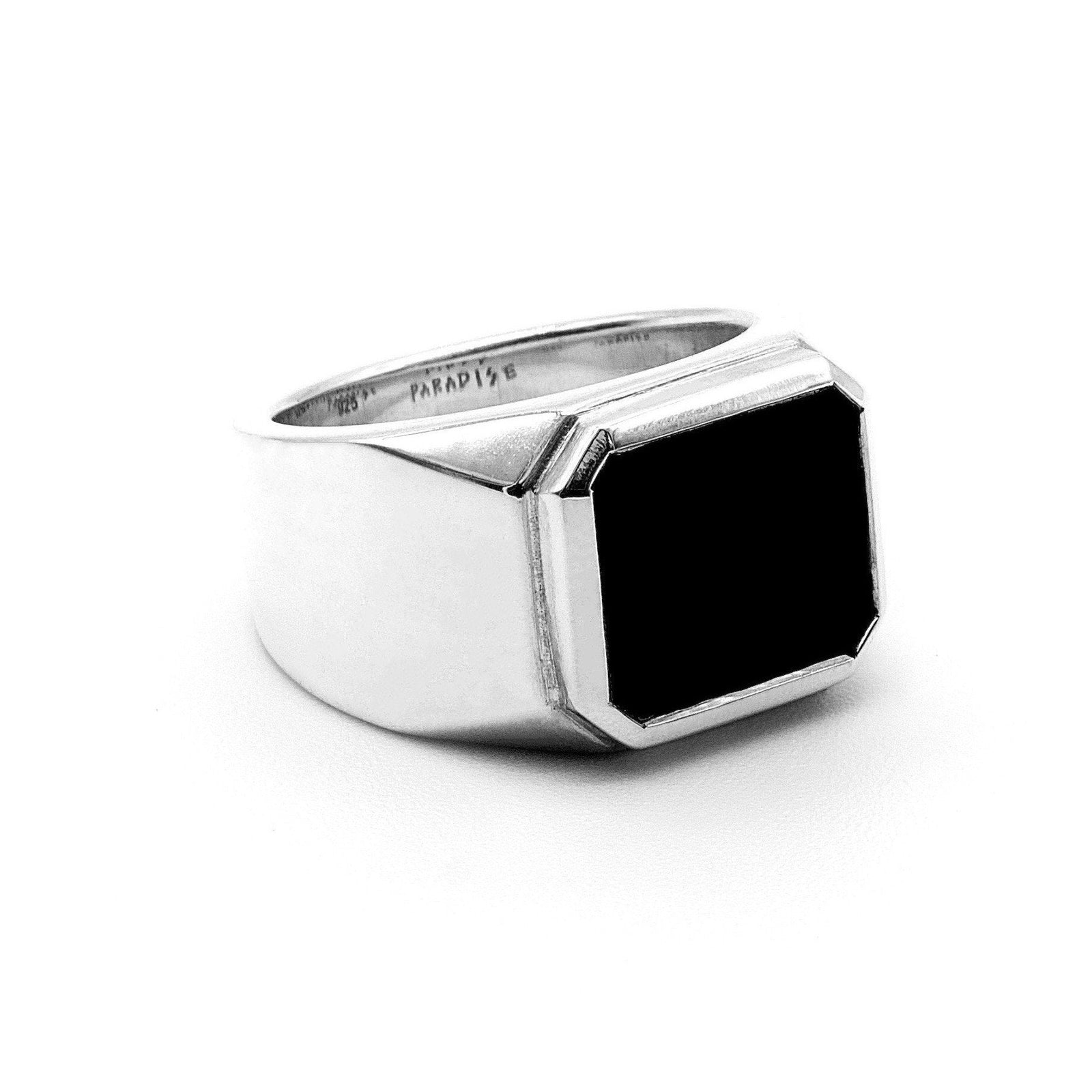 OCTAGONAL ONYX RING – Dirty Paradise
