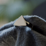 TRIANGULAR SIGNET RING - Dirty Paradise