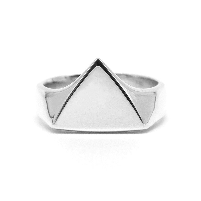 TRIANGULAR SIGNET RING - Dirty Paradise