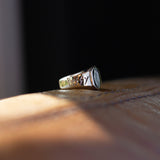 ENGRAVED PVSSY LOVERS RING